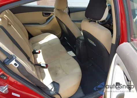 2013 Hyundai Elantra Gls from USA, damaged, VIN KMHDH4AE1DU762307